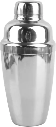 Vista 8 de AUEAR, Pequeña coctelera de acero inoxidable 8,4 onzas/8.5 fl oz Martini Shakers Bar Herramientas Plata