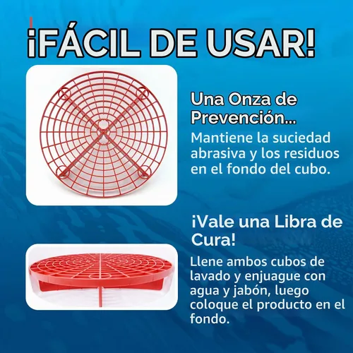 Vista 4 de El insertable de Grit Guard: Cabe en una cubeta de 12 pulgadas de diámetro, Negro