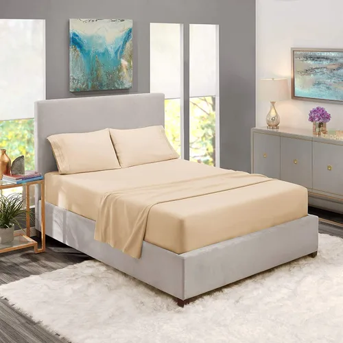 Vista 14 de Juego de sábanas divididas de 5 piezas, juego de sábanas de tamaño King dividido para cama ajustable, 100% algodón, 800 hilos, bolsillo profundo