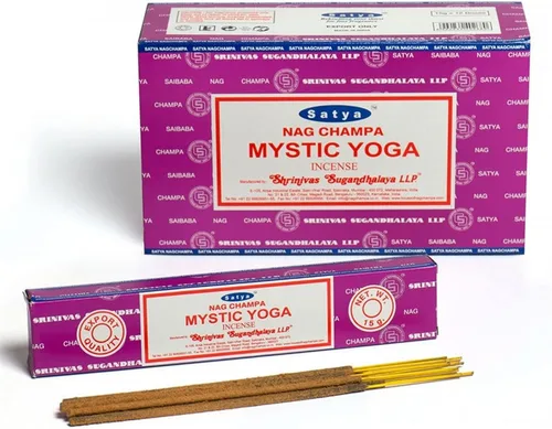 Vista 9 de Satya Sai Baba Nag Champa - Conos incienso, paquete de 6 (12 conos con soporte cada uno)