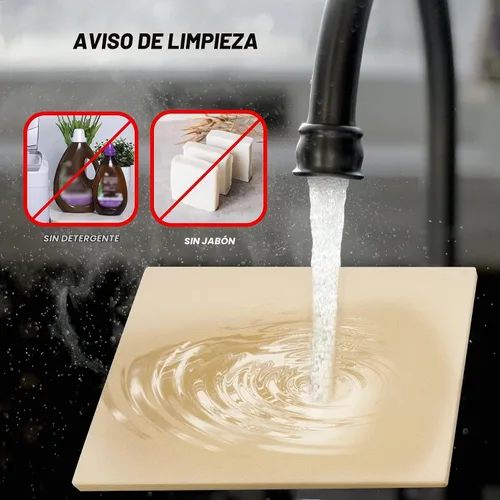 Vista 4 de Skyflame Piedra de pizza de cordierita de 16 pulgadas con estante y mango de acero inoxidable extraíble, piedra de hornear resistente para parrillas