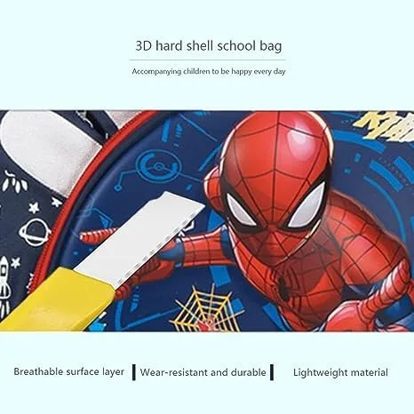 Vista 5 de FENGJINRUHUA Lindo juego de rol de dibujos animados escuela primaria mochila niños cómic niños niñas mochila (C-Navy), C-azul marino , Mochila