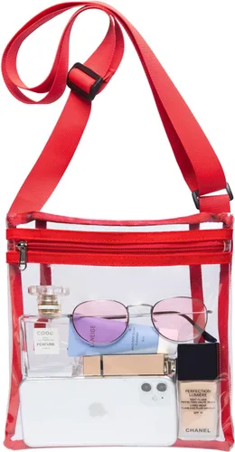 Vista 7 de Vorspack - Bolso transparente aprobado para estadios - Bolso cruzado de TPU para mujeres - Concierto