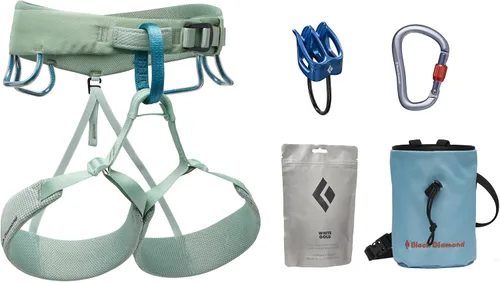 Vista 8 de BLACK DIAMOND Women’s Momentum Rock Climbing Harness Dual Core Construction Adjustable Waist & Leg Loops