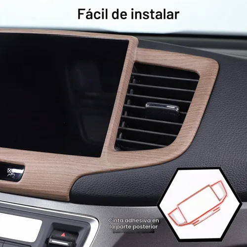 Vista 5 de Marco de panel de navegación para tablero de instrumentos para Honda Pilot 2019-2022/Ridgeline 2021-2023/Passport 2019-2023, material ABS, consola