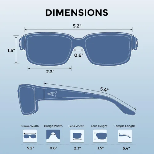 Vista 8 de KastKing Skidaway - Gafas de sol deportivas polarizadas para hombres y mujeres, ideales para conducir, pescar, ciclismo y correr, protección UV