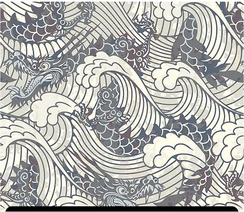 Vista 2 de HTV con estampado de animales (19.66 x 36 pulgadas) - Leopardo arcoíris