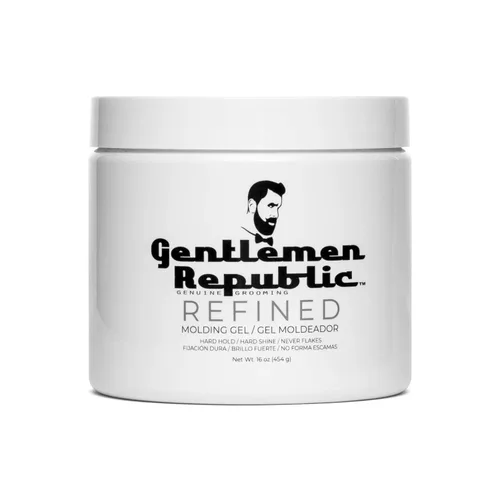 Vista 2 de Gentlemen Republic gel moldeador de cabello Refined resistente y con brillo para acicalamiento y peinado, Blanco, 1
