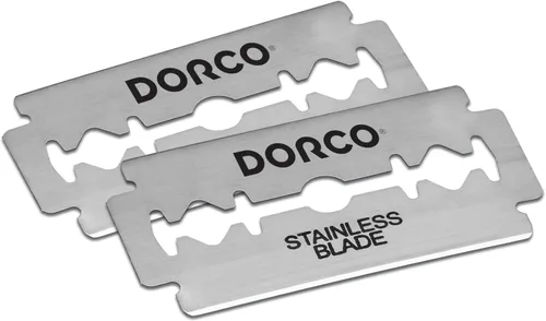 Vista 5 de Wennow Dorco St301 Platinum - Cuchillas de afeitar de doble filo, 1 funda (1000 cuchillas)