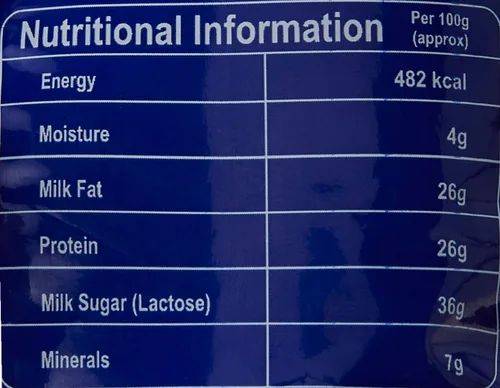 Vista 3 de Patanjali Leche entera de vaca en polvo 100% pura 500gm