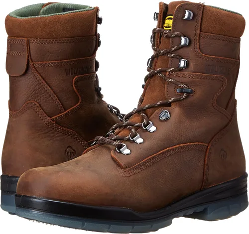 Vista 7 de Wolverine Botas de trabajo Durashock de alto rendimiento para hombre de 8 pulgadas, Marrón, 16-Jul
