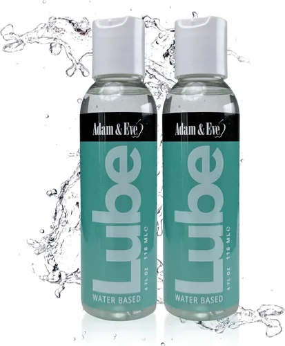 Vista 8 de Adam & Eve Lubricante a base de agua, lubricante personal, lubricante de larga duración no pegajoso y sin manchas para hombres, regalos para mujeres