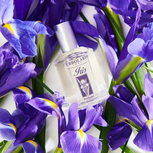 Vista 3 de L'Erbolario Iris - Notas de bergamota, iris y vainilla - Fragancia sensual para mujeres - Notas dulces de iris se transfieren a la piel - Intensidad