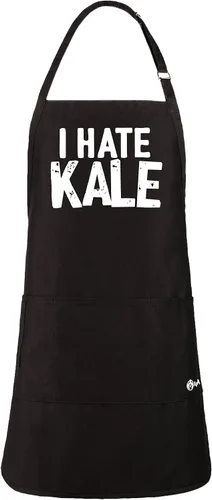 Vista 8 de I Hate Kale - Delantal ajustable para barbacoa para hombre, talla única