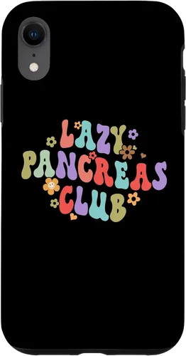 Vista 24 de iPhone 16 Lazy Pancreas Club Diabetes Awareness Month T1D Diabetic Case