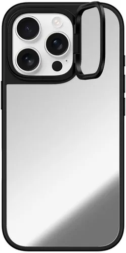 Vista 17 de CASETiFY Funda de espejo para iPhone Air [Reflejante/Compatible con Magsafe / Protección contra caídas de 4.9 pies de grado militar 1X] - Negro