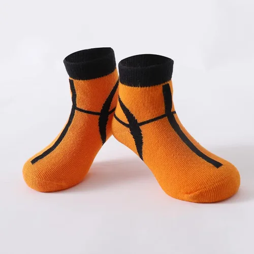 Vista 3 de Calcetines para bebé, béisbol, baloncesto, fútbol, fútbol, niños y niñas, con temática deportiva, para recién nacidos, Fútbol