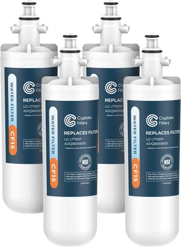 Vista 9 de Crystala Filters Repuesto para filtro de agua LG LT700P/ADQ36006101, NSF 42 compatible con Kenmore Clear 9690, 469690, ADQ36006101, ADQ36006102