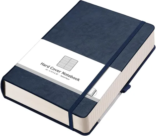 Vista 12 de AHGXG Cuaderno universitario rayado A4 - Cuaderno en blanco A4 extragrande con líneas - 320 páginas de diario grueso para escribir, papel grueso