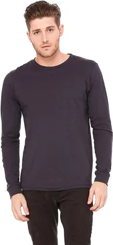 Vista 80 de Canvas Filmore 3501 - Camiseta de 4.2 onzas para hombre manga larga (1) Ceniza + (1) Jaspeado atlético
