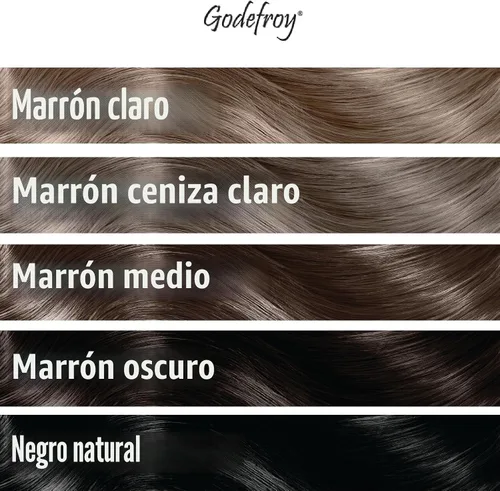 Vista 5 de Tinte Godefroy Set para colorear puntos, color café oscuro