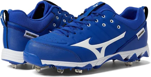 Vista 13 de Mizuno Tenis de béisbol Ambition 2 de 9 picos para hombre Blanco y negro (9000)