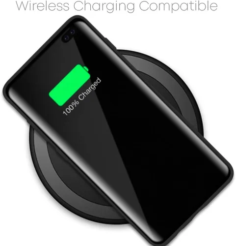Vista 5 de GOOSPERY Soft Feeling Jelly para Samsung Galaxy S10 Plus Case (2019) Cubierta de parachoques delgada sedosa (negro)
