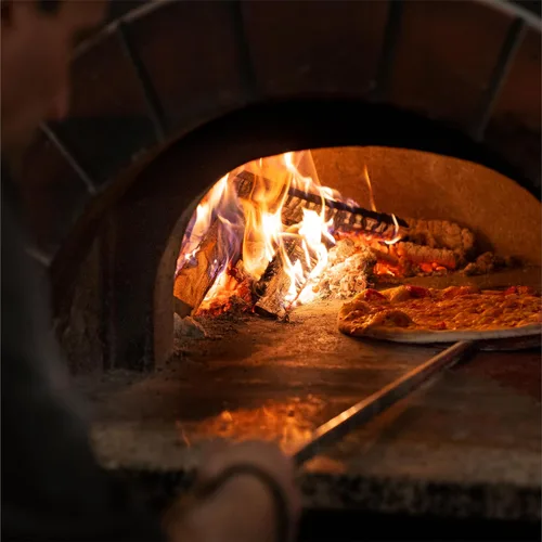 Vista 5 de Pizza Stix - Estufa de madera para horno de pizza, 12 pulgadas, 100% madera de roble seca al horno, ideal para: cocinar pizza, asar a la parrilla