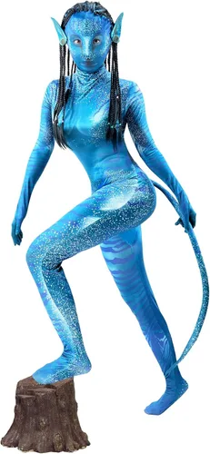 Vista 4 de Neytiri - Disfraz de cosplay de Halloween estilo 3D para mujeres adultas