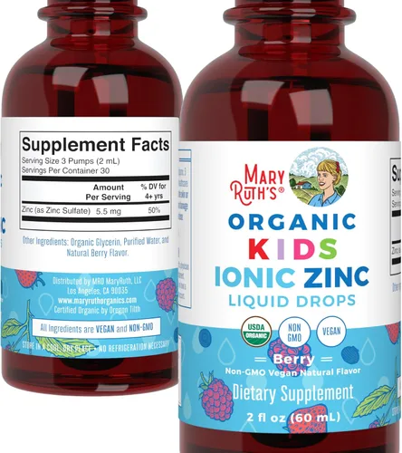 Vista 10 de Suplementos de zinc para apoyo inmunológico Suplemento de zinc líquido Zinc iónico para niños Edades de 4 a 13 Sulfato de zinc Suplemento