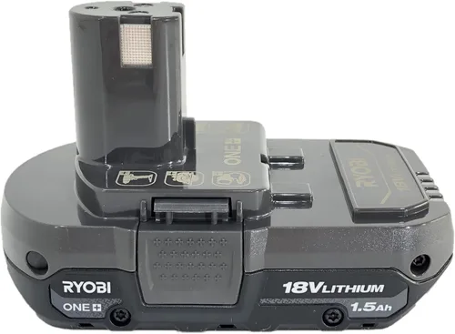 Vista 5 de Ryobi P189 18 voltios 1.5 Ah One+ batería de iones de litio recargable compacta inalámbrica de liberación rápida
