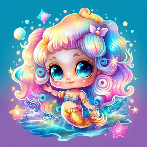 Vista 8 de MMAHD Kits de pintura de diamantes para adultos, arte de diamantes de anime redondo 5D para bricolaje, perfecto para relajación y decoración