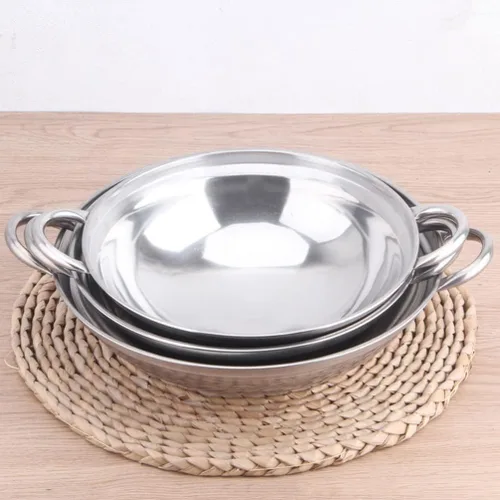 Vista 3 de SHERCHPRY 1 Unidades Cubierta Estufa de Alcohol Cocina Hogar Olla Caliente Herramienta Usada Cocina Acero Inoxidable Cocina Alcohol Estufa Pan