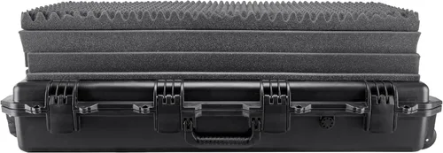 Vista 2 de Eylar 40 pulgadas Intact Premium Series Custom Retro Boombox UV Impreso Hard Rolling Rifle Case
