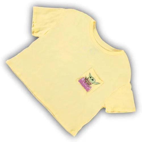 Vista 7 de STAR WARS Juniors Yoda - Camiseta corta para mujer, con bolsillo frontal y trasero, para bebé
