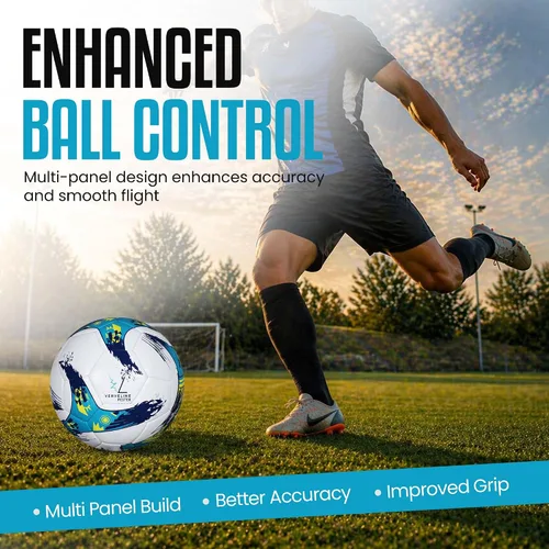 Vista 8 de Balón de fútbol sala tamaño 4 – Balón de fútbol interior profesional de rebote bajo para entrenamiento y juego de partidos – Entrenamiento y torneo