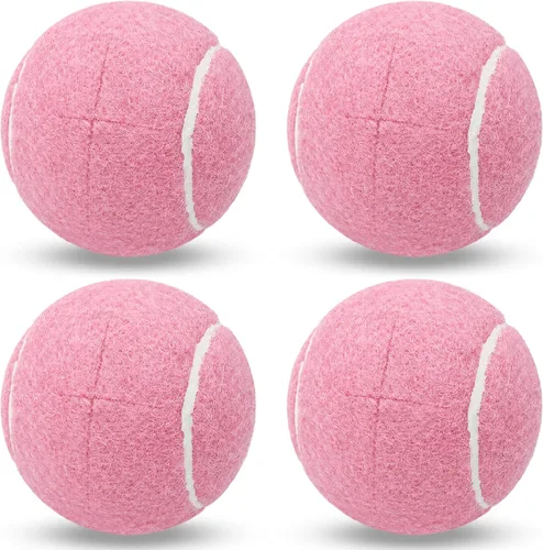 Vista 8 de Paquete de 4 pelotas de tenis para caminar, pelotas de tenis precortadas para patas de caminante o muebles, deslizadores y almohadillas de esquí