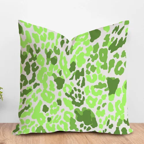 Vista 32 de ArogGeld Funda de almohada para sofá, guepardo y leopardo, estampado de leopardo, funda de cojín decorativa de granja para sala de estar