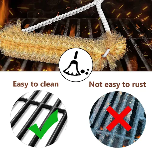 Vista 4 de Uniflasy Rejillas de cocción de 18 pulgadas y repuestos de parrilla para parrilla de gas Charbroil Performance de 6 quemadores, rejillas de cocción