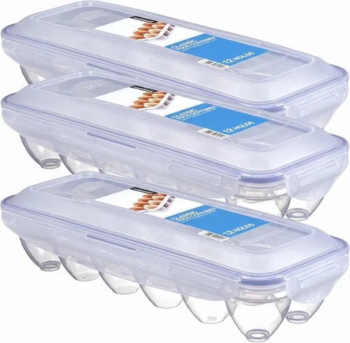 Vista 9 de Lock & Lock - Recipiente hermético redondo para alimentos, caja de cebolla, 10.14 onzas/1.27 tazas