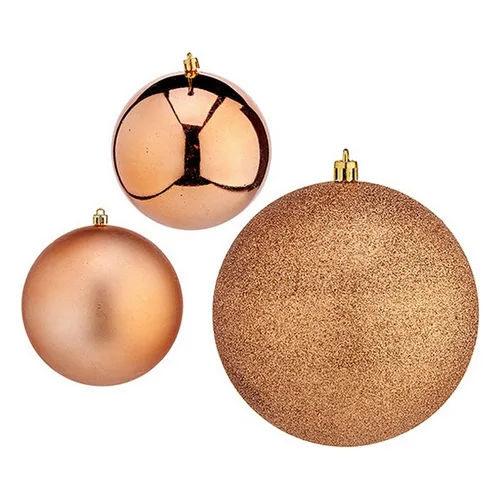Vista 2 de Bolas de Navidad Krist+ Cobre Plástico Ø 10 cm 6