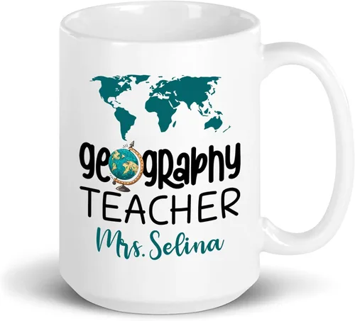 Vista 8 de Taza para profesores de arte, regalo del día del profesor, taza personalizada para profesores de arte, taza para profesores de escuela, taza