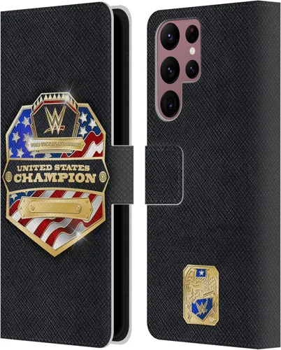 Vista 11 de Head Case Designs Officially Licensed WWE Cruiserweight Champion Title Belts Leather Wallet Case Compatible with Samsung Galaxy A07 4G Campeón