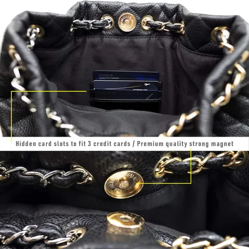 Vista 7 de Mochila acolchada estilo hobo para mujer, bolsa de viaje ligera de moda casual, talla única