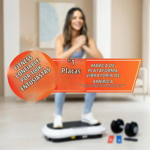 Vista 11 de Lifepro Waver Mini Vibration Plate Exercise Machine with Resistance Bands