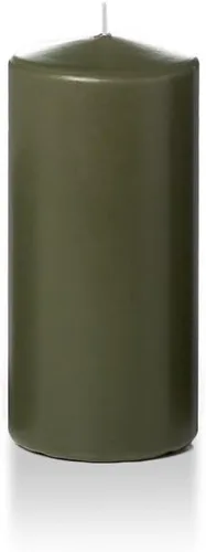 Vista 30 de yummi Caja de 12 velas redondas blancas de 3" x 4