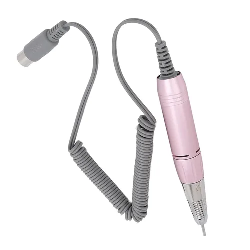 Vista 6 de Taladro de uñas de manicura, mango de máquina de taladro de uñas, mango de máquina de taladro de uñas, color rosa, ajustable, 0-3000 rpm, mango