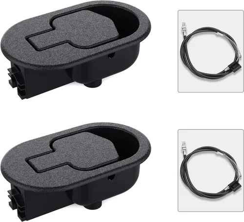 Vista 8 de 2 juegos de piezas de repuesto para sillón reclinable, mango reclinable de metal, cable de liberación para Ashley y la mayoría de sofás reclinables