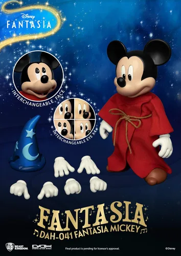 Vista 2 de Beast Kingdom Disney's Fantasia: Mickey DAH-041 Dynamic 8ction Heroes figura de acción, multicolor