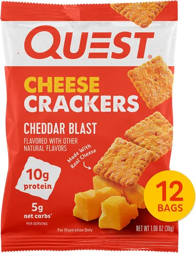 Vista 4 de Quest Nutrition Paquete de chips de proteína y galletas de queso (12 unidades)
